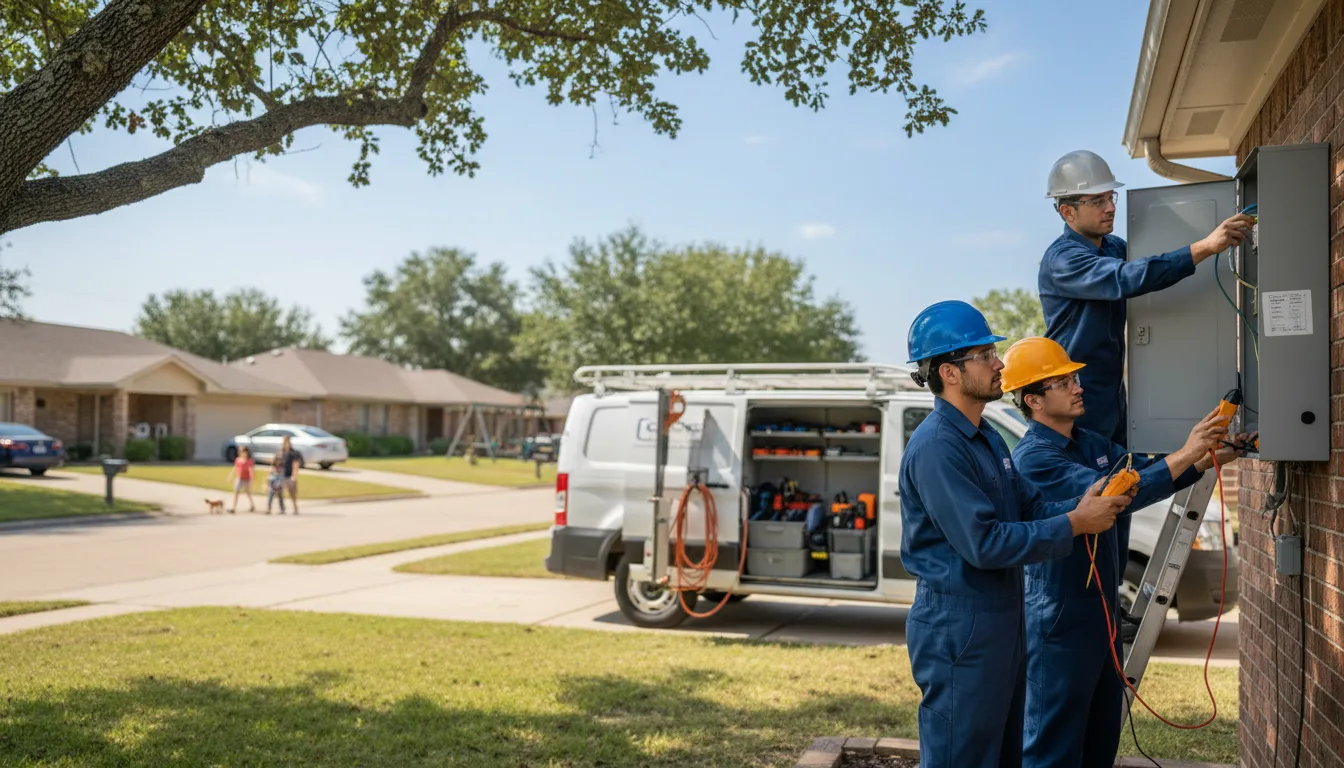 Certified electrician providing emergency electrical services in Bragg City, MO